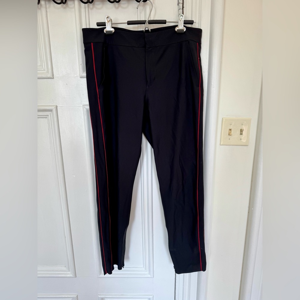 Athleta side stripe scuba pants